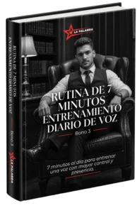Portada del bono: Rutina de 7 Minutos, entrenamiento diario de voz.